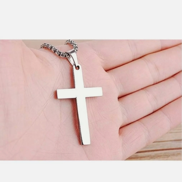 Men Cross Necklaces Pendants Stainless Steel - Picture 15 of 15